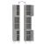 Dulap de baie, gri beton, 30x30x190 cm, lemn prelucrat GartenMobel Dekor