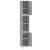 Dulap de baie, gri beton, 30x30x190 cm, lemn prelucrat GartenMobel Dekor