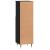 Dulap de baie, negru, 30x30x100 cm, lemn prelucrat GartenMobel Dekor