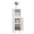Dulap de baie, alb, 30x30x100 cm, lemn prelucrat GartenMobel Dekor