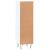 Dulap de baie, alb, 30x30x100 cm, lemn prelucrat GartenMobel Dekor