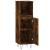 Dulap de baie, stejar afumat, 30x30x100 cm, lemn prelucrat GartenMobel Dekor