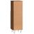 Dulap de baie, stejar maro, 30x30x100 cm, lemn prelucrat GartenMobel Dekor