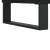 Dulap de baie, negru, 30x30x100 cm, lemn prelucrat GartenMobel Dekor