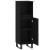 Dulap de baie, negru, 30x30x100 cm, lemn prelucrat GartenMobel Dekor
