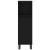Dulap de baie, negru, 30x30x100 cm, lemn prelucrat GartenMobel Dekor