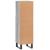 Dulap de baie, gri sonoma, 30x30x100 cm, lemn prelucrat GartenMobel Dekor
