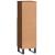 Dulap de baie, stejar maro, 30x30x100 cm, lemn prelucrat GartenMobel Dekor