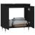 Dulap de baie, negru, 58x33x60 cm, lemn prelucrat GartenMobel Dekor
