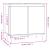 Dulap de baie, alb extralucios, 58x33x60 cm, lemn prelucrat GartenMobel Dekor
