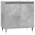 Dulap de baie, gri beton, 58x33x60 cm, lemn prelucrat GartenMobel Dekor