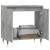 Dulap de baie, gri beton, 58x33x60 cm, lemn prelucrat GartenMobel Dekor