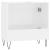 Dulap de baie, alb extralucios, 58x33x60 cm, lemn prelucrat GartenMobel Dekor