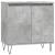 Dulap de baie, gri beton, 58x33x60 cm, lemn prelucrat GartenMobel Dekor