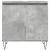 Dulap de baie, gri beton, 58x33x60 cm, lemn prelucrat GartenMobel Dekor