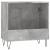 Dulap de baie, gri beton, 58x33x60 cm, lemn prelucrat GartenMobel Dekor