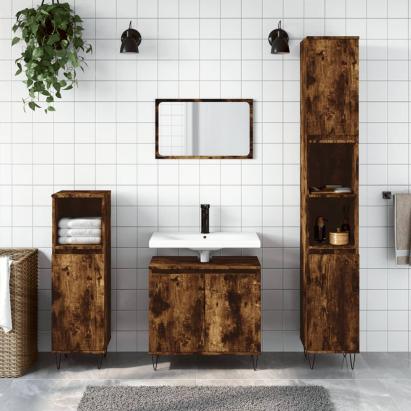 Dulap de baie, stejar sonoma, 58x33x60 cm, lemn prelucrat GartenMobel Dekor