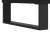 Dulap de baie, negru, 58x33x60 cm, lemn prelucrat GartenMobel Dekor