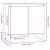 Dulap de baie, negru, 58x33x60 cm, lemn prelucrat GartenMobel Dekor