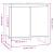Dulap de baie, stejar sonoma, 58x33x60 cm, lemn prelucrat GartenMobel Dekor