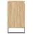 Dulap de baie, stejar sonoma, 58x33x60 cm, lemn prelucrat GartenMobel Dekor