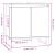 Dulap de baie, stejar maro, 58x33x60 cm, lemn prelucrat GartenMobel Dekor