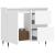 Dulap de baie, alb, 65x33x60 cm, lemn prelucrat GartenMobel Dekor