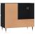 Dulap de baie, negru, 65x33x60 cm, lemn prelucrat GartenMobel Dekor