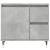 Dulap de baie, gri beton, 65x33x60 cm, lemn prelucrat GartenMobel Dekor