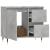 Dulap de baie, gri beton, 65x33x60 cm, lemn prelucrat GartenMobel Dekor