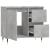 Dulap de baie, gri beton, 65x33x60 cm, lemn prelucrat GartenMobel Dekor