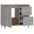 Dulap de baie, gri sonoma, 65x33x60 cm, lemn prelucrat GartenMobel Dekor