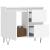 Dulap de baie, alb, 65x33x60 cm, lemn prelucrat GartenMobel Dekor