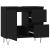 Dulap de baie, negru, 65x33x60 cm, lemn prelucrat GartenMobel Dekor