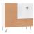 Dulap de baie, alb extralucios, 65x33x60 cm, lemn prelucrat GartenMobel Dekor