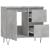 Dulap de baie, gri beton, 65x33x60 cm, lemn prelucrat GartenMobel Dekor