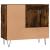 Dulap de baie, stejar afumat, 65x33x60 cm, lemn prelucrat GartenMobel Dekor