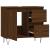 Dulap de baie, stejar maro, 65x33x60 cm, lemn prelucrat GartenMobel Dekor