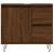 Dulap de baie, stejar maro, 65x33x60 cm, lemn prelucrat GartenMobel Dekor