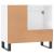 Dulap de baie, alb, 65x33x60 cm, lemn prelucrat GartenMobel Dekor