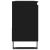 Dulap de baie, negru, 65x33x60 cm, lemn prelucrat GartenMobel Dekor