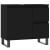 Dulap de baie, negru, 65x33x60 cm, lemn prelucrat GartenMobel Dekor