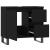 Dulap de baie, negru, 65x33x60 cm, lemn prelucrat GartenMobel Dekor