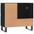 Dulap de baie, negru, 65x33x60 cm, lemn prelucrat GartenMobel Dekor