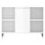 Dulap pentru baie, alb extralucios, 80x33x60 cm, lemn compozit GartenMobel Dekor