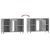 Dulap pentru baie, gri beton, 80x33x60 cm, lemn compozit GartenMobel Dekor