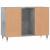 Dulap pentru baie, gri beton, 80x33x60 cm, lemn compozit GartenMobel Dekor