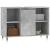 Dulap pentru baie, gri beton, 80x33x60 cm, lemn compozit GartenMobel Dekor