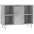 Dulap pentru baie, gri beton, 80x33x60 cm, lemn compozit GartenMobel Dekor