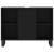 Dulap pentru baie, negru, 80x33x60 cm, lemn compozit GartenMobel Dekor